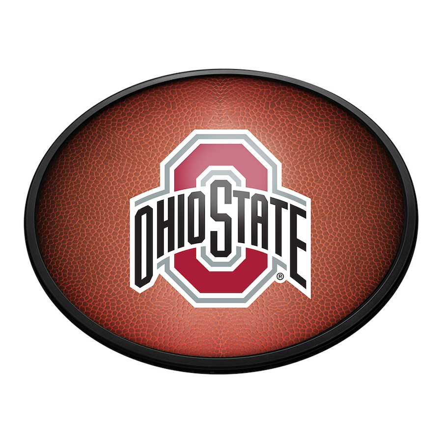 Ohio State Buckeyes PIGSKIN Slimline LED Wall Sign ~ OVAL