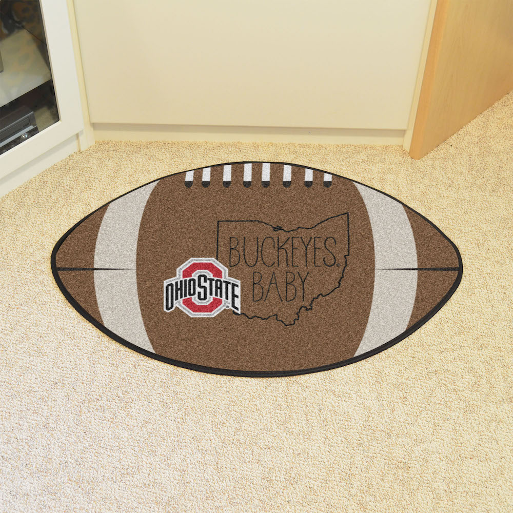 Ohio State Buckeyes SOUTHERN STYLE 22 x 35 Football Mat