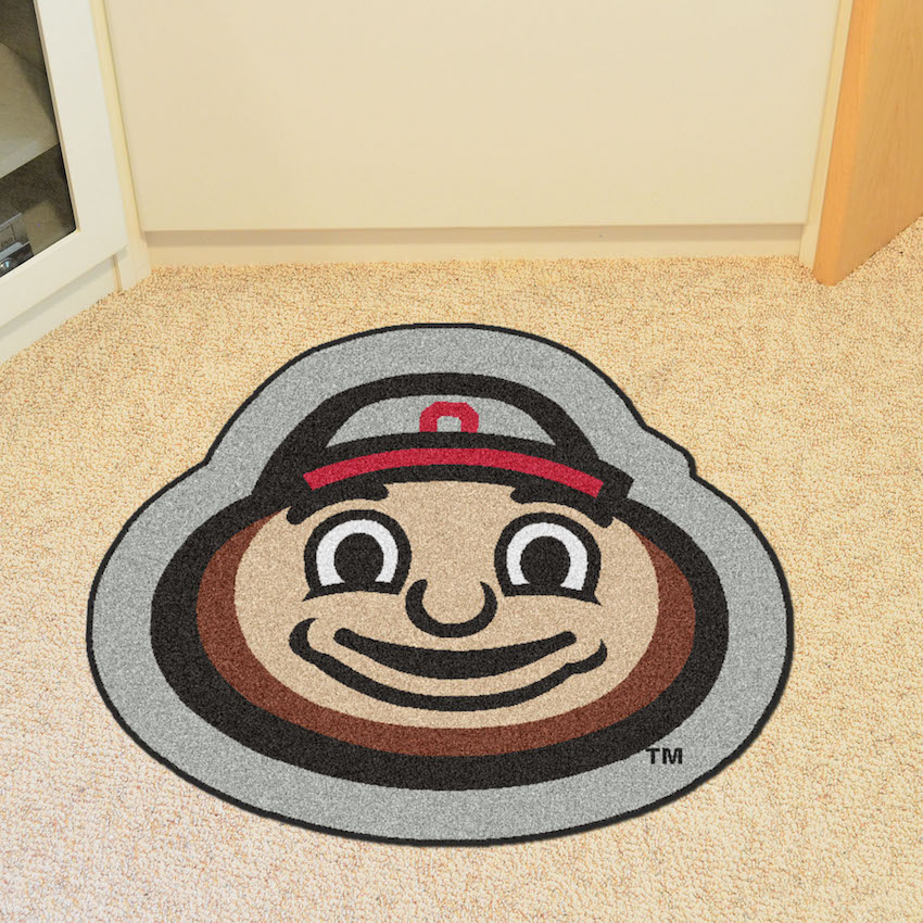 Ohio State Buckeyes ALT LOGO MASCOT Floor Mat