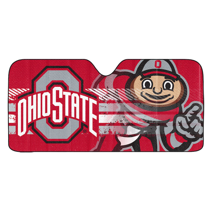 Ohio State Buckeyes AutoShade Folding Windshield Cover