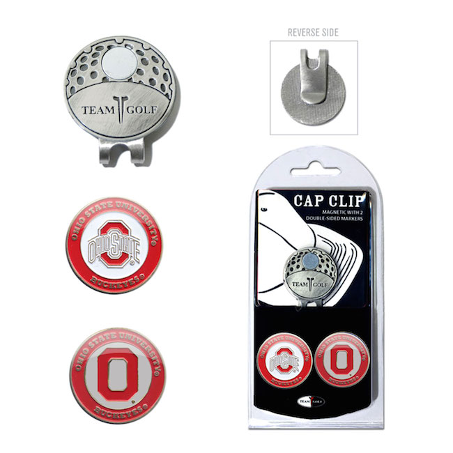 Ohio State Buckeyes Hat Clip With 2 Ball Markers