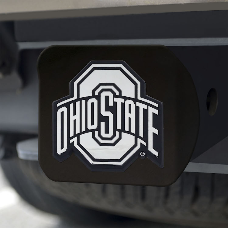 Ohio State Buckeyes BLACK Trailer Hitch Cover