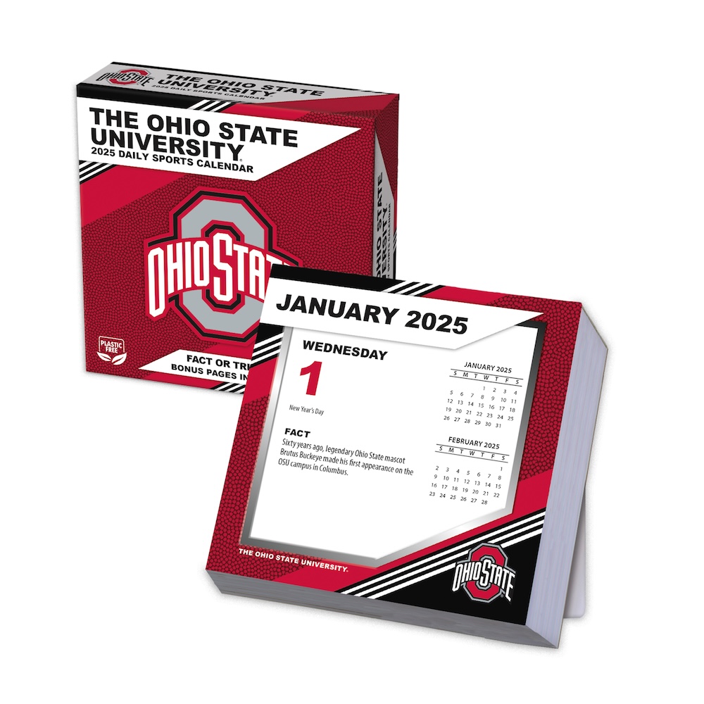 Ohio State Buckeyes 2025 NCAA Page-A-Day Box Calendar