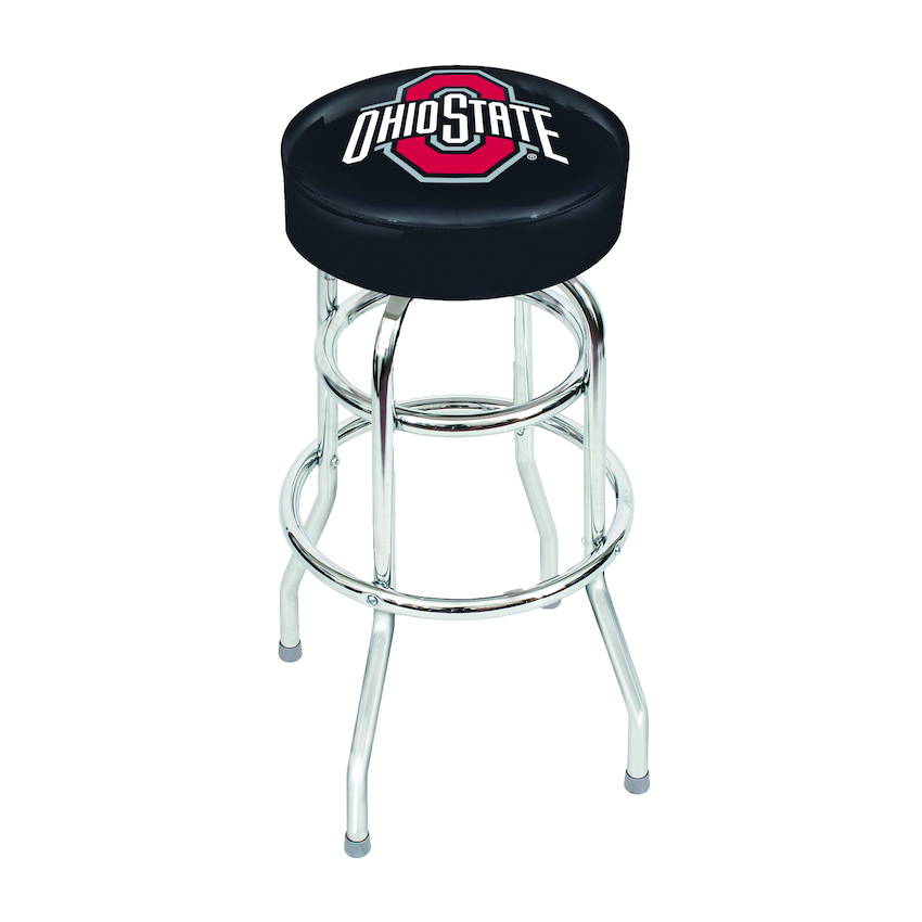 Ohio State Buckeyes Chrome Bar Stool