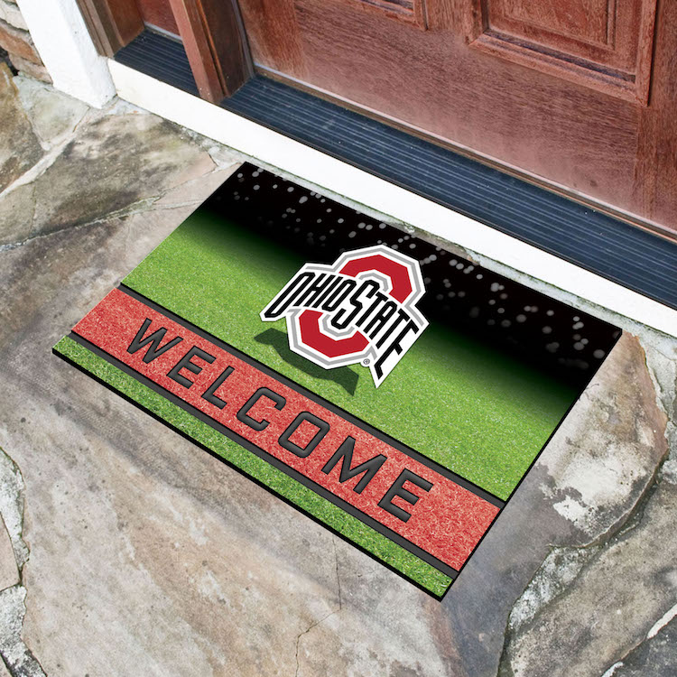 Ohio State Buckeyes Recycled Crumb Rubber Door Mat