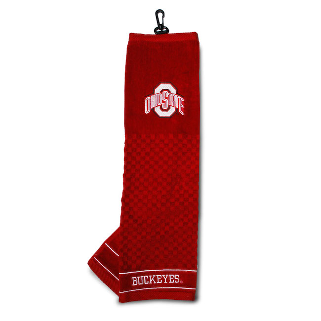 Ohio State Buckeyes Embroidered Golf Towel