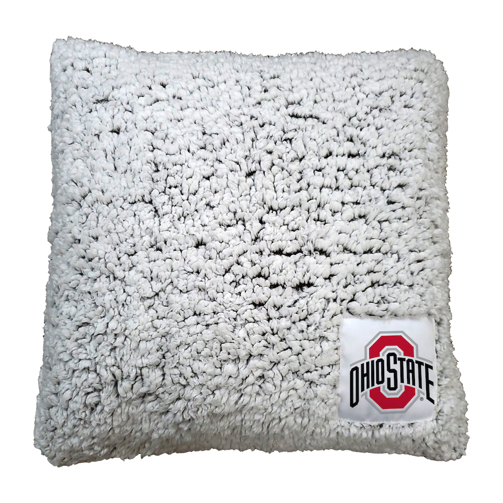 Ohio State Buckeyes Frosty Throw Pillow