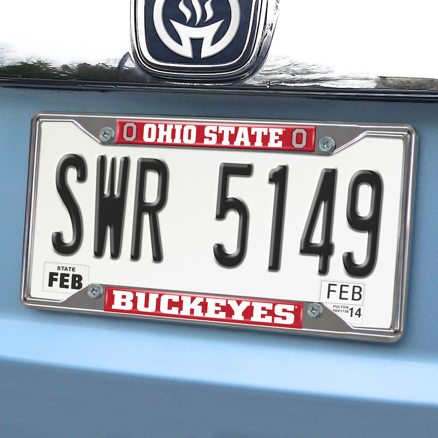 Ohio State Buckeyes License Plate Frame