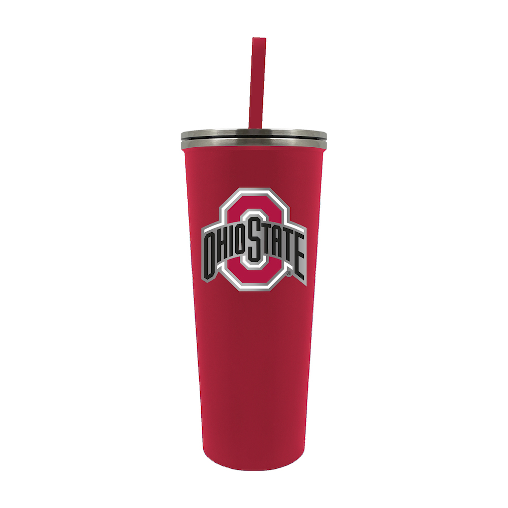 Ohio State Buckeyes 24 oz Team Color Skinny Tumbler