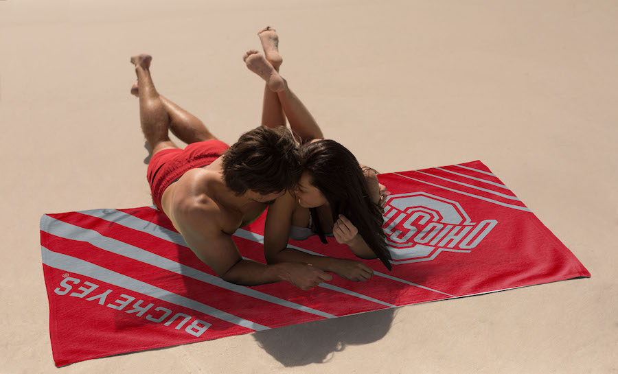 Ohio State Buckeyes Oversized Beach Towel and Mat