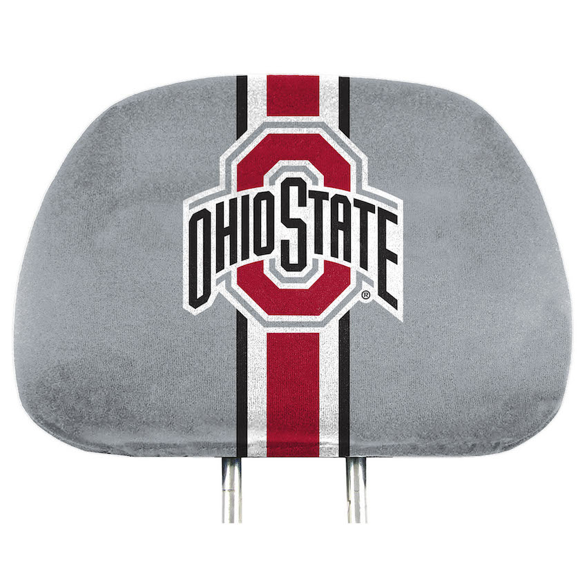 Ohio State Buckeyes Printed Head Rest Covers