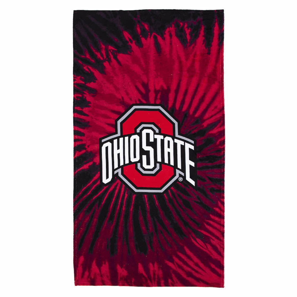 Ohio State Buckeyes Pyschedelic 30x60 Beach Towel