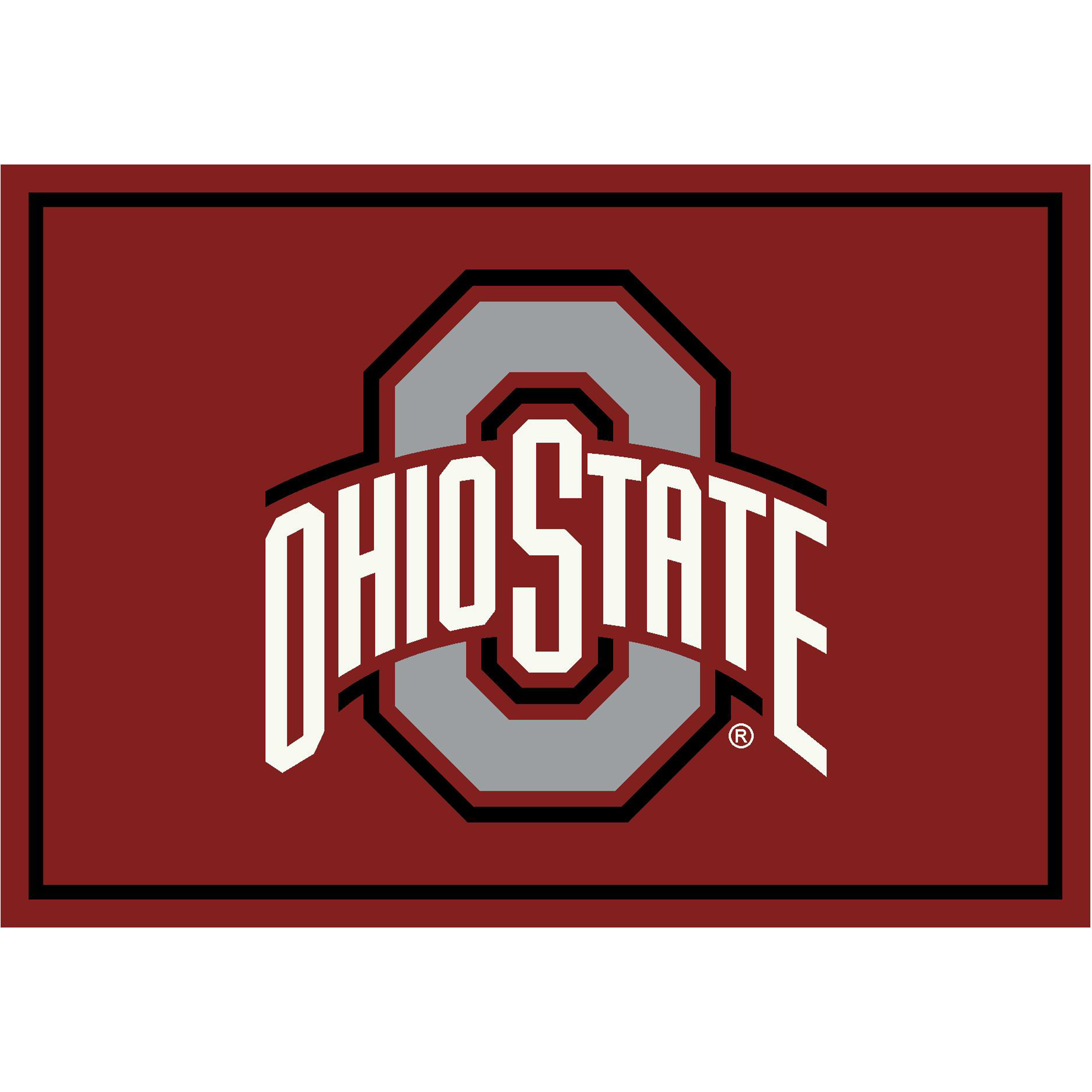 Ohio State Buckeyes 4 X 6 SPIRIT Rug