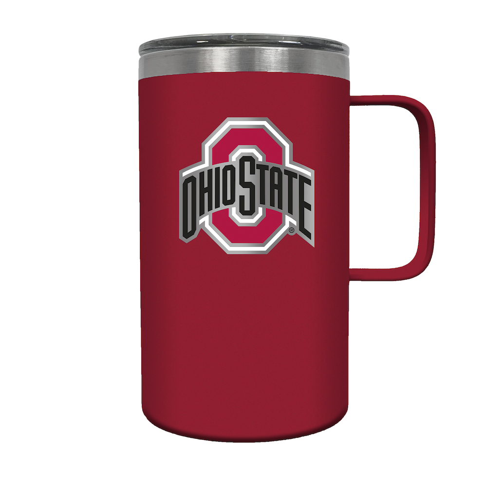 Ohio State Buckeyes 18 oz HUSTLE Travel Mug - Team Color