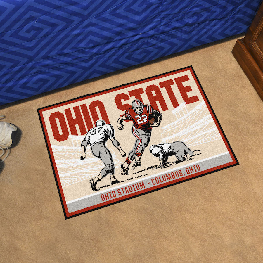 Ohio State Buckeyes 20 x 30 TICKET Starter Floor Mat