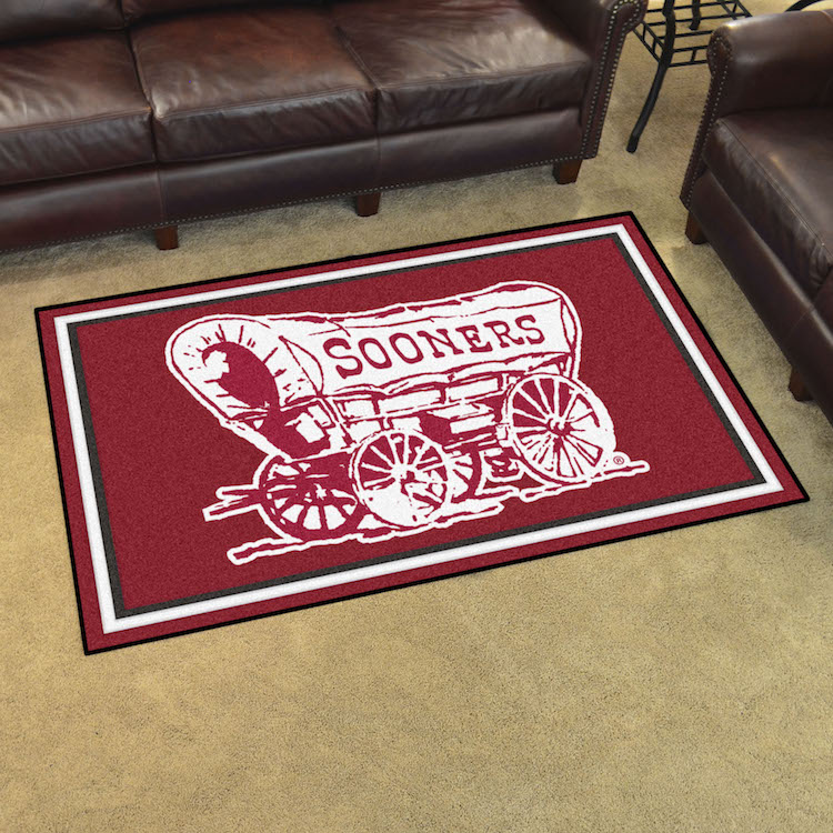 Oklahoma BOOMER Sooners 4x6 Area Rug