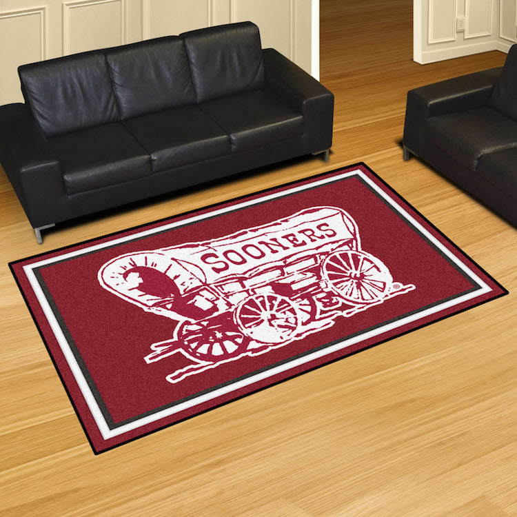 Oklahoma BOOMER Sooners 5x8 Area Rug