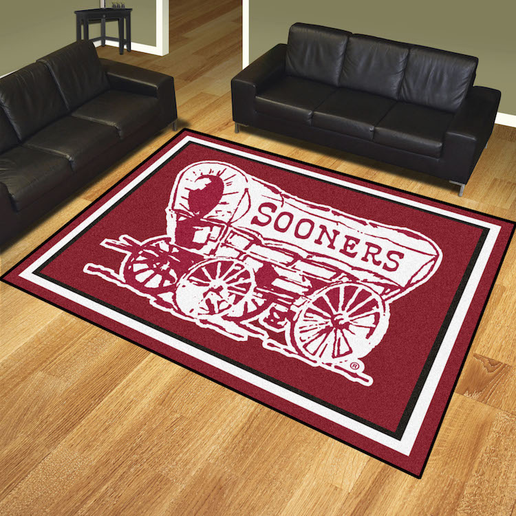 Oklahoma BOOMER Sooners Ultra Plush 8x10 Area Rug