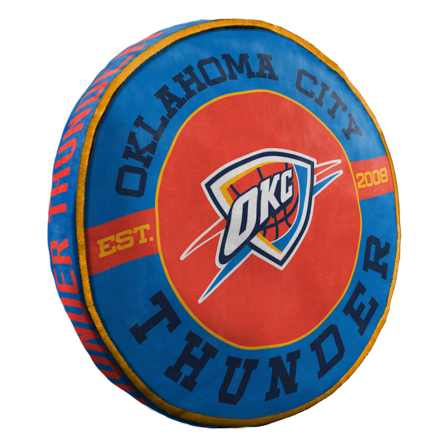 Oklahoma City Thunder Travel Cloud Pillow - 15 inch