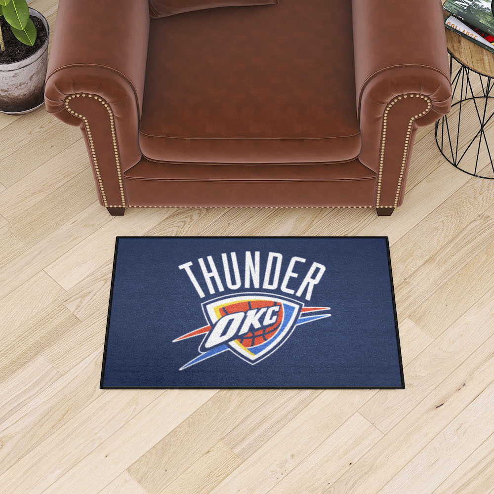 Oklahoma City Thunder 20 x 30 STARTER Floor Mat - 2nd Logo