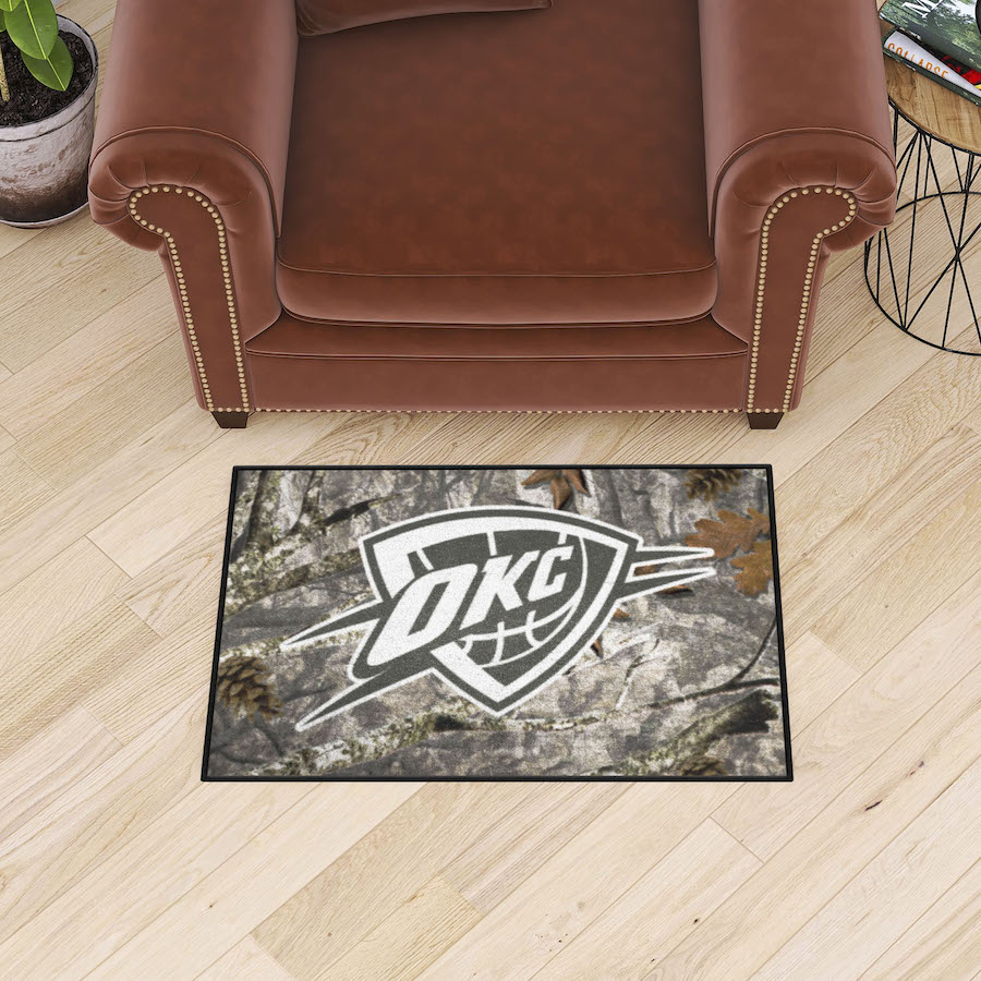 Oklahoma City Thunder CAMO 20 x 30 Starter Floor Mat