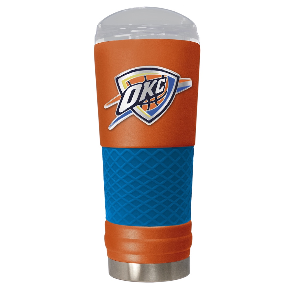 Oklahoma City Thunder 24 oz DRAFT SERIES NBA Powder Coated Insulated Travel Tumbler