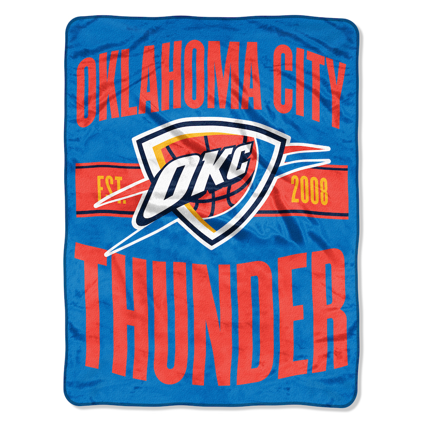 Oklahoma City Thunder REDUX Micro Raschel 50 x 60 Team Blanket