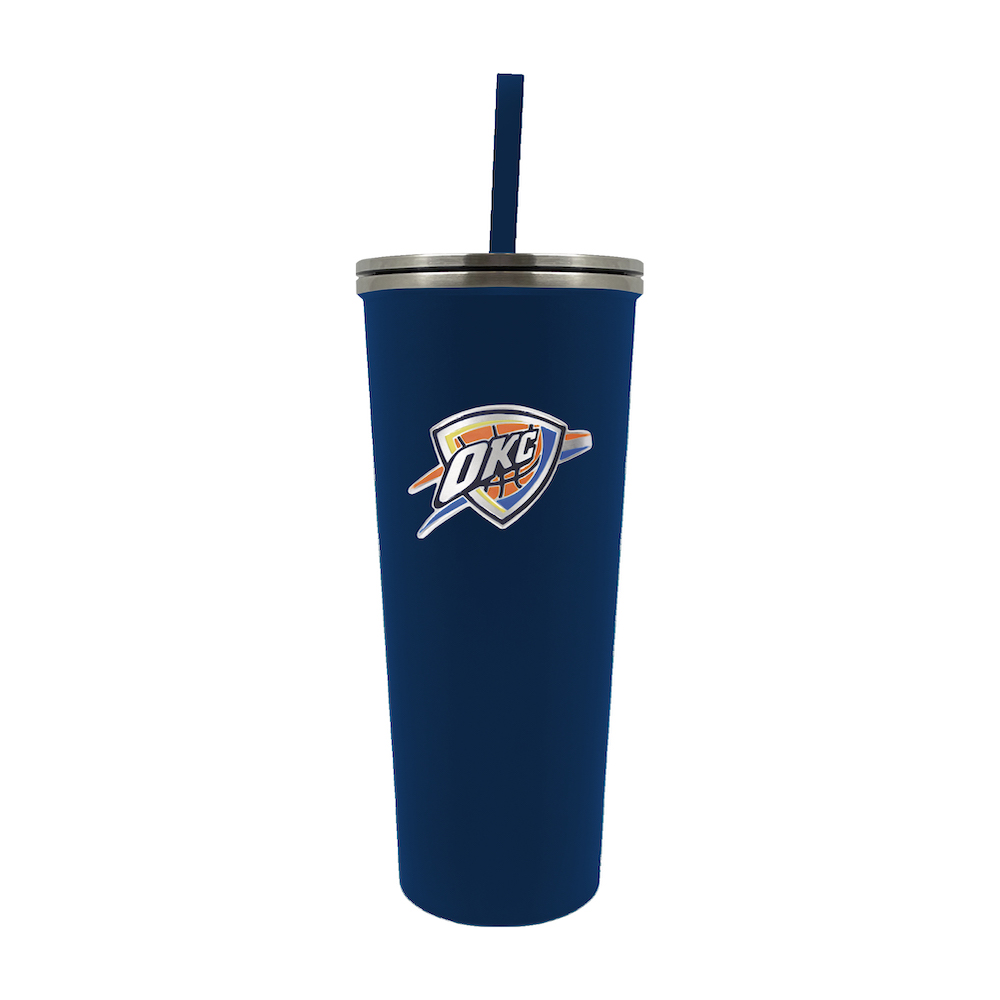 Oklahoma City Thunder 24 oz Team Color Skinny Tumbler