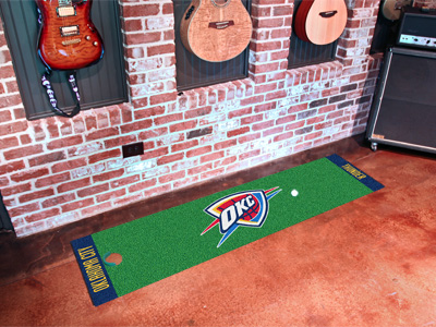 Oklahoma City Thunder Putting Green Mat 18 x 72