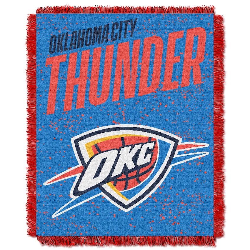 Oklahoma City Thunder Double Play Tapestry Blanket 48 x 60