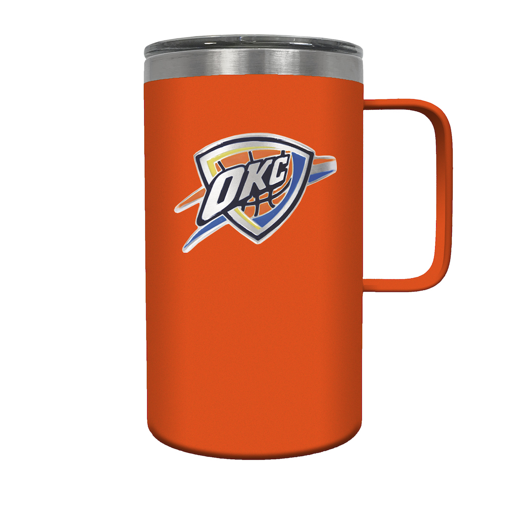 Oklahoma City Thunder 18 oz HUSTLE Travel Mug - Team Color