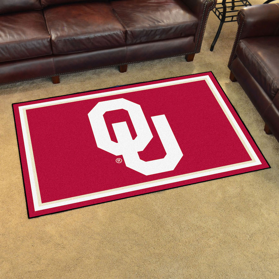 Oklahoma Sooners 4x6 Area Rug