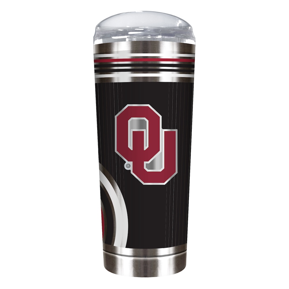 Oklahoma Sooners COOL VIBES 18 oz Roadie Travel Tumbler