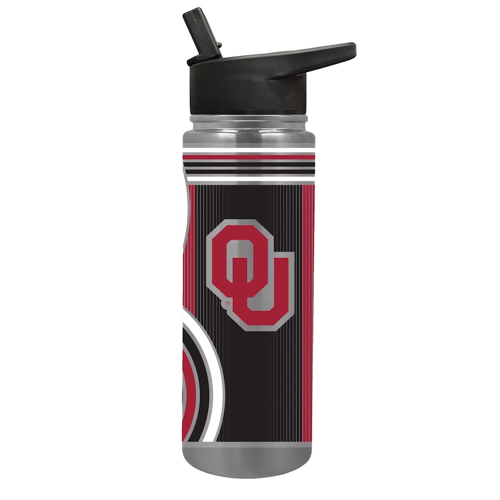 Oklahoma Sooners COOL VIBES 24 oz Thirst Hydration Water Bottle