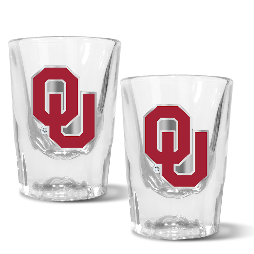 Oklahoma Sooners 2pc Prism Shot Set