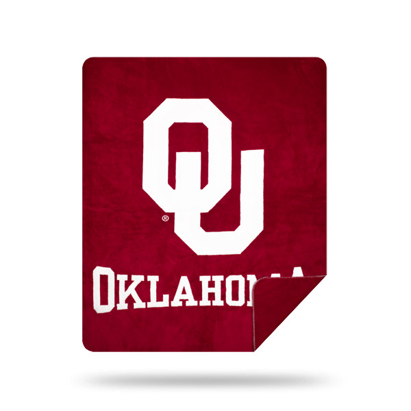 Oklahoma Sooners DENALI Silver Knit Throw