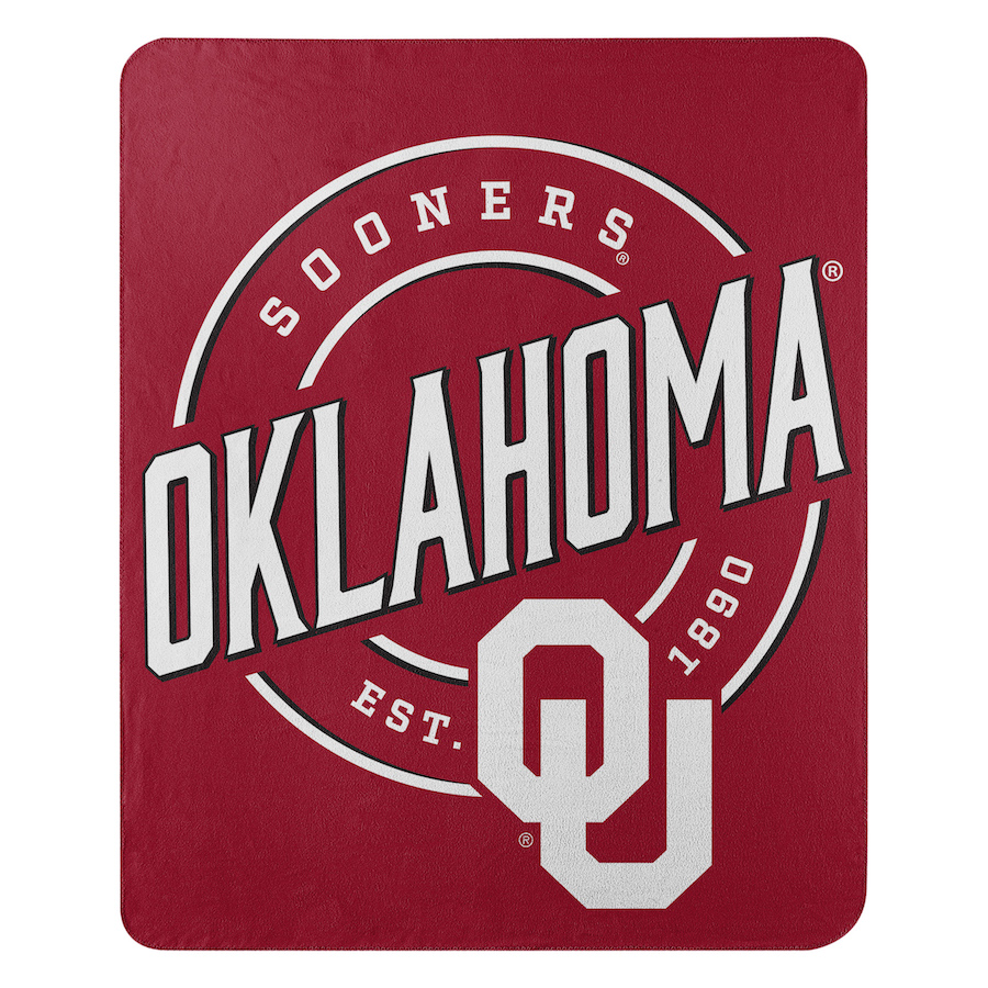 Oklahoma Sooners Fleece Throw Blanket 50 x 60