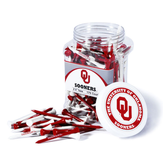 Oklahoma Sooners 175 imprinted Tee Jar