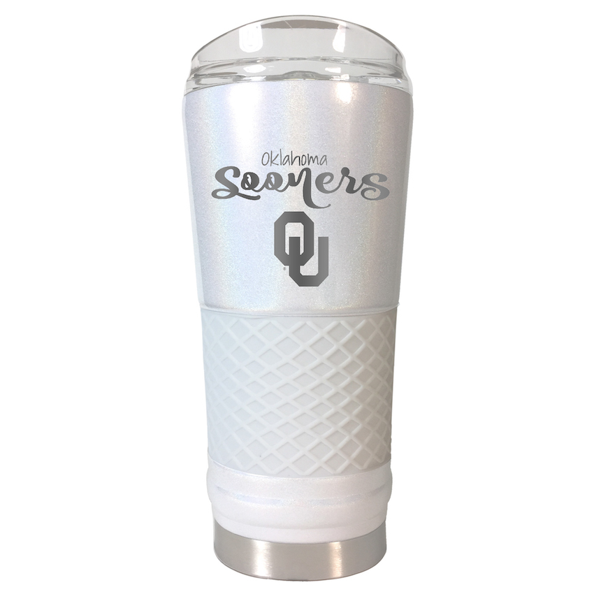 Oklahoma Sooners 24 oz OPAL Draft Travel Tumbler