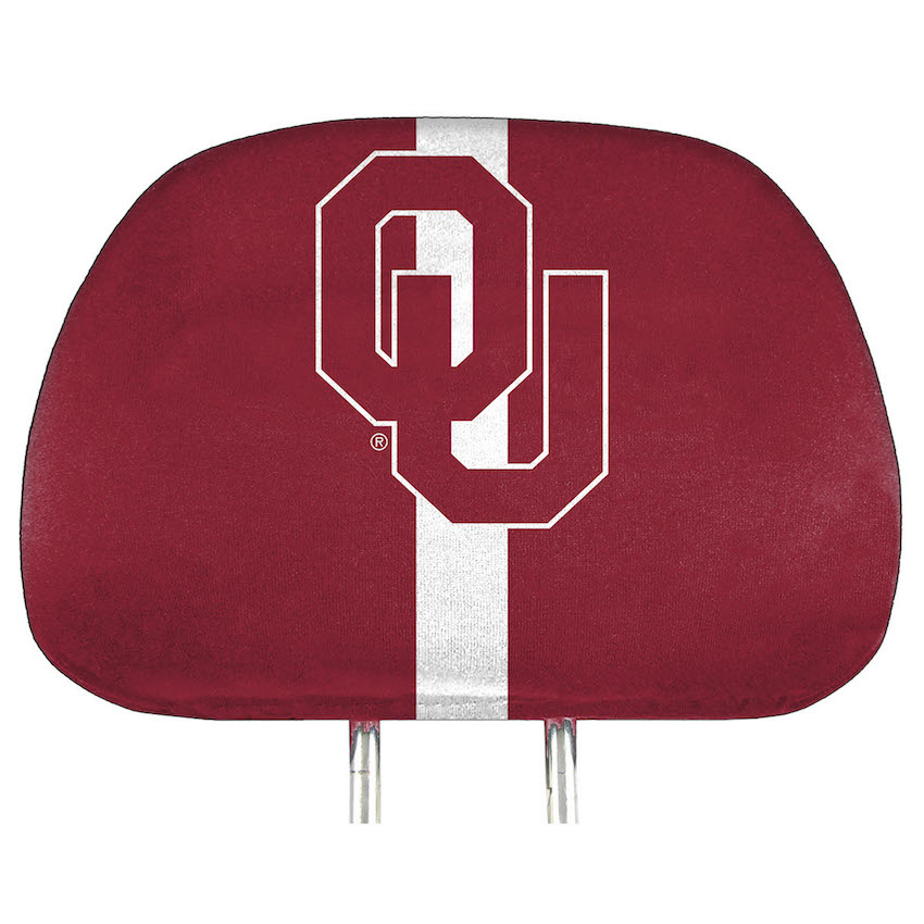 Oklahoma Sooners Printed Head Rest Covers