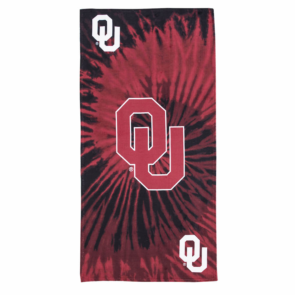 Oklahoma Sooners Pyschedelic 30x60 Beach Towel