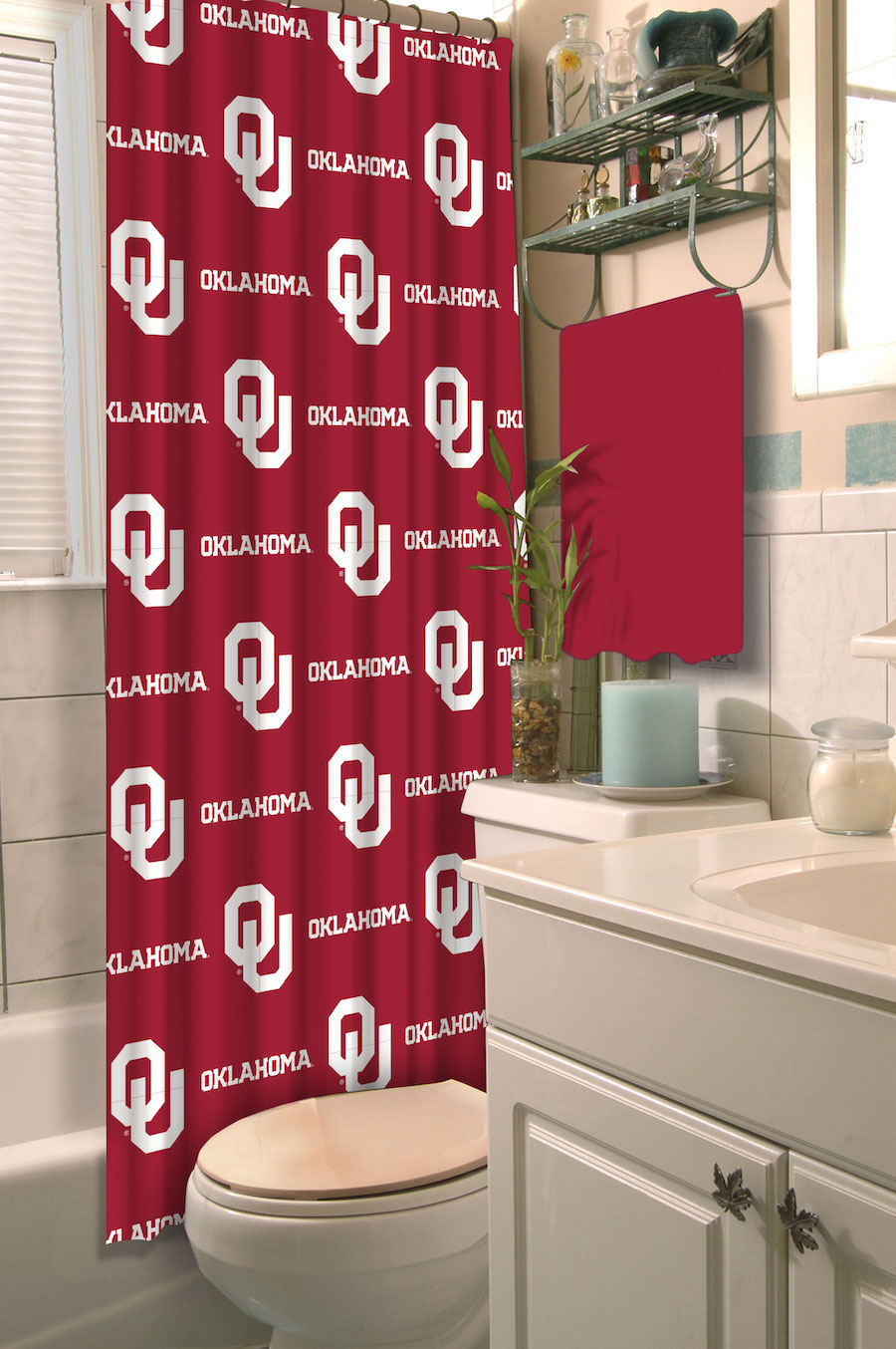 Oklahoma Sooners Shower Curtain