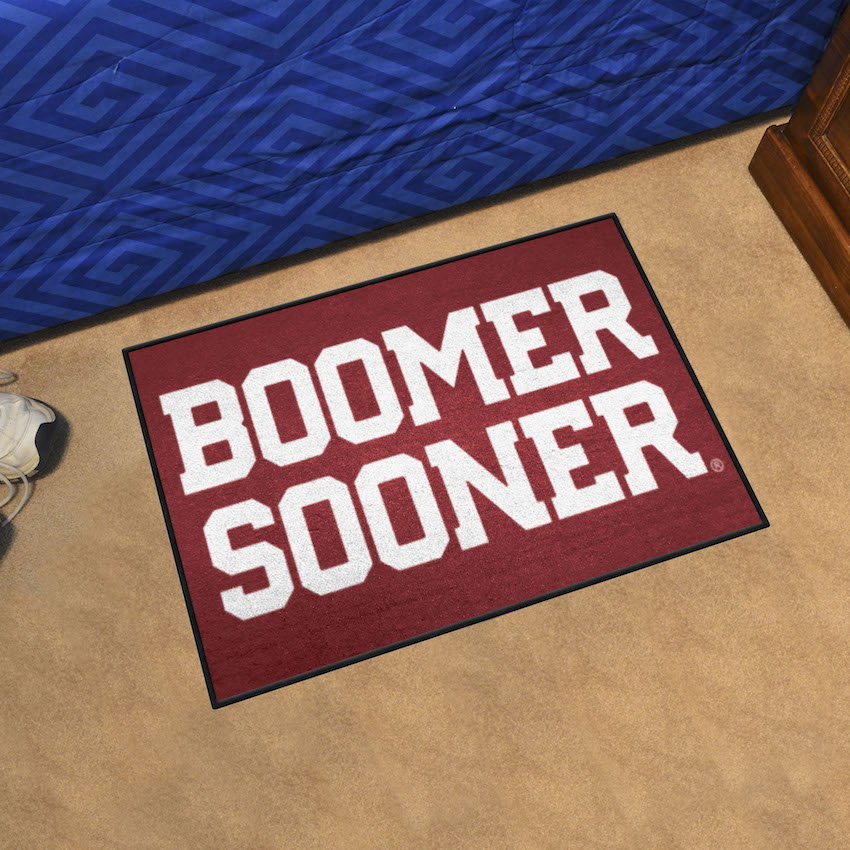 Oklahoma Sooners SLOGAN 20 x 30 Starter Floor Mat