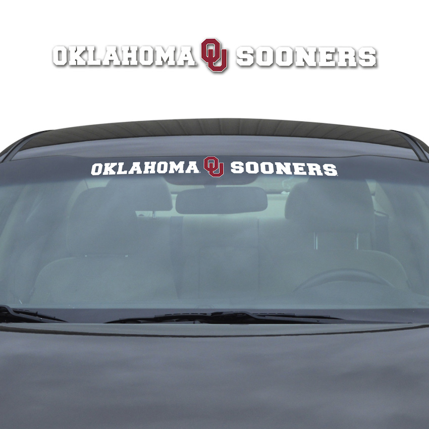 Oklahoma Sooners Windshield Decal