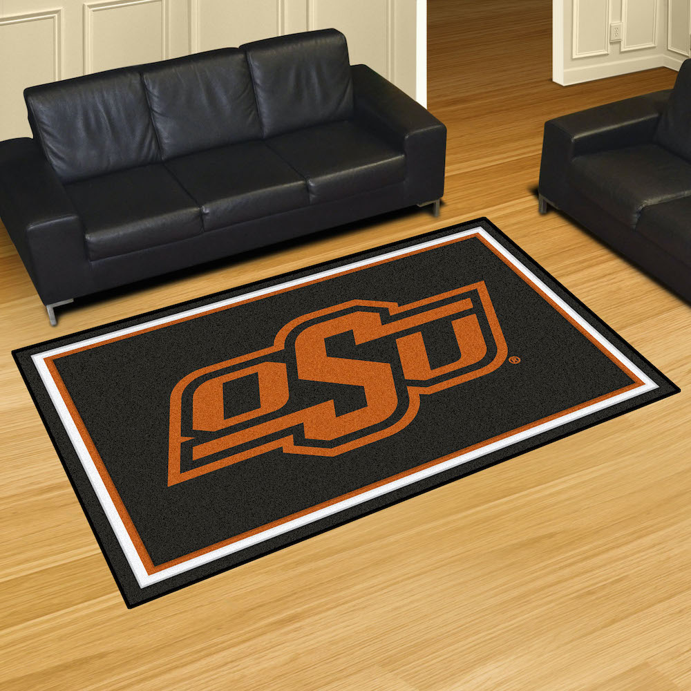 Oklahoma State Cowboys 5x8 Area Rug