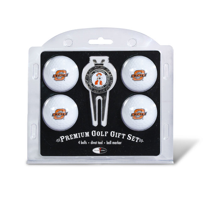 Oklahoma State Cowboys 4 Golf Ball and Divot Tool Set