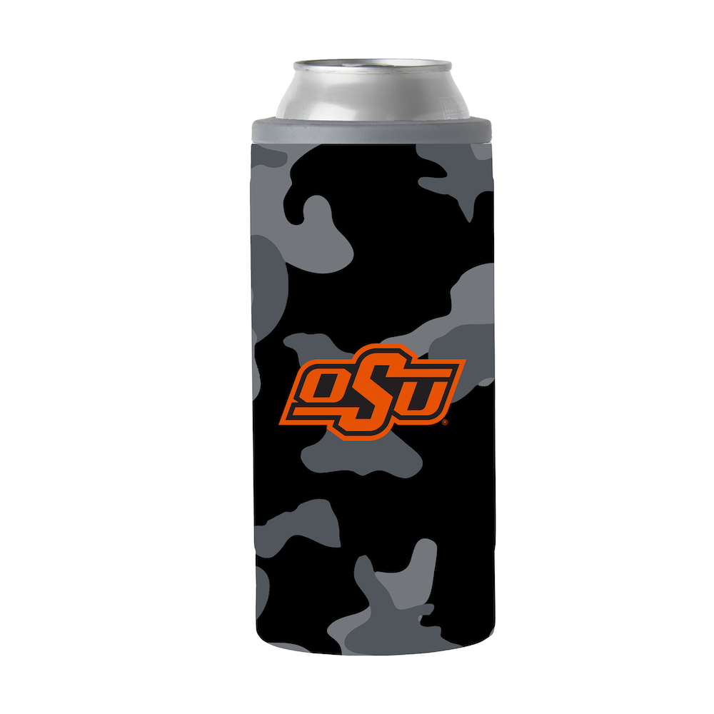 Oklahoma State Cowboys Camo Swagger 12 oz. Slim Can Coolie