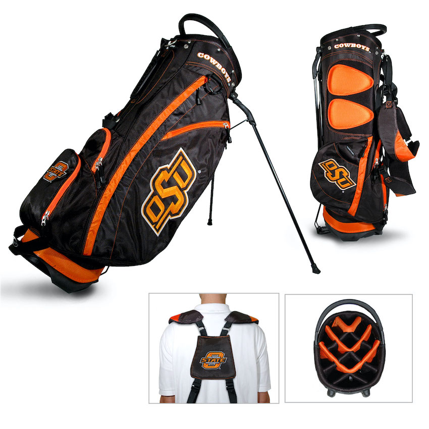 Oklahoma State Cowboys Fairway Carry Stand Golf Bag