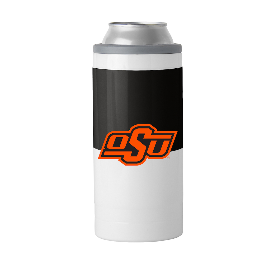 Oklahoma State Cowboys Colorblock 12 oz. Slim Can Coolie