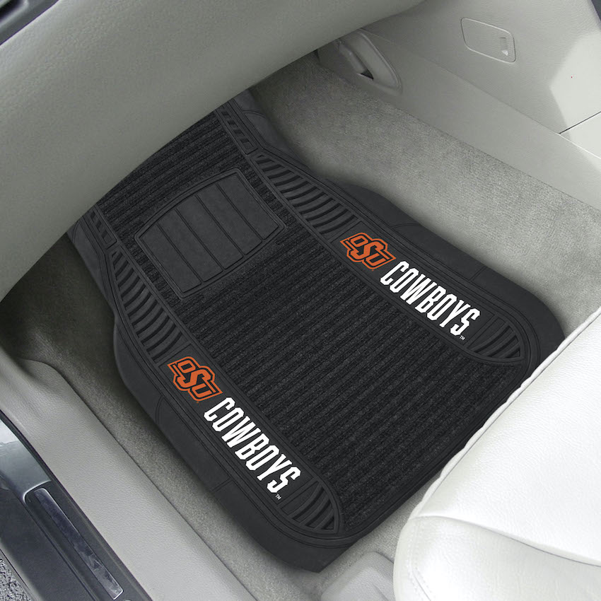 Oklahoma State Cowboys Deluxe 20 x 27 Car Floor Mats